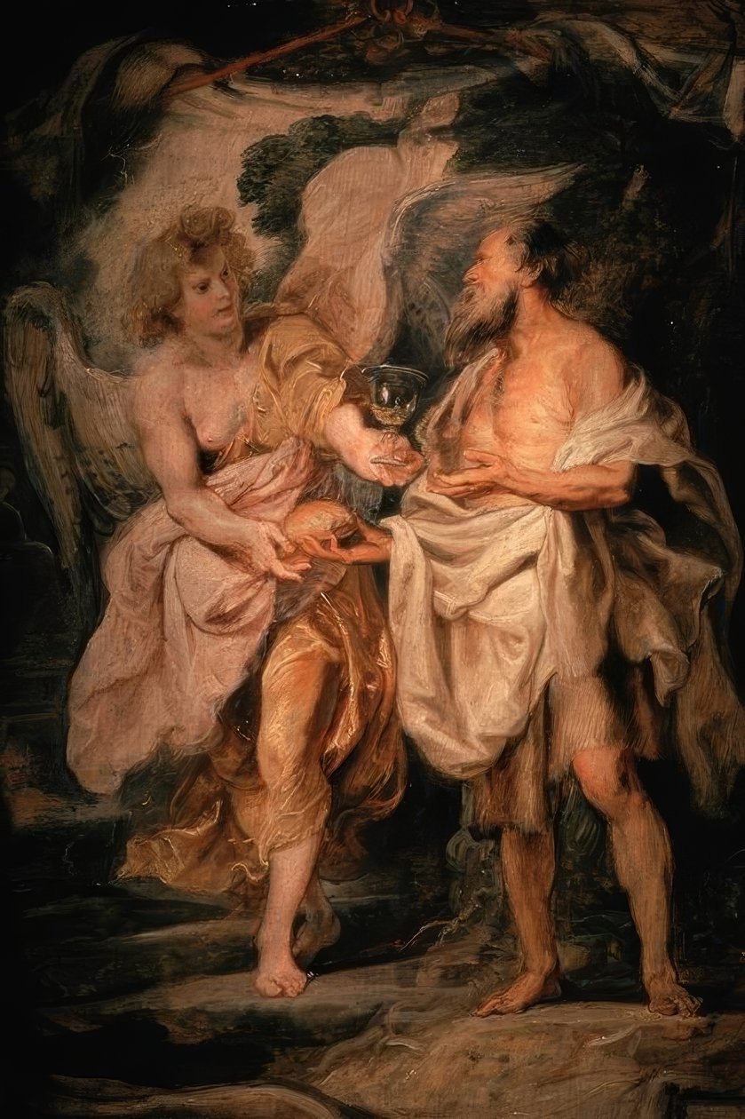 P.P. Rubens, Elías y el ángel de Peter Paul Rubens