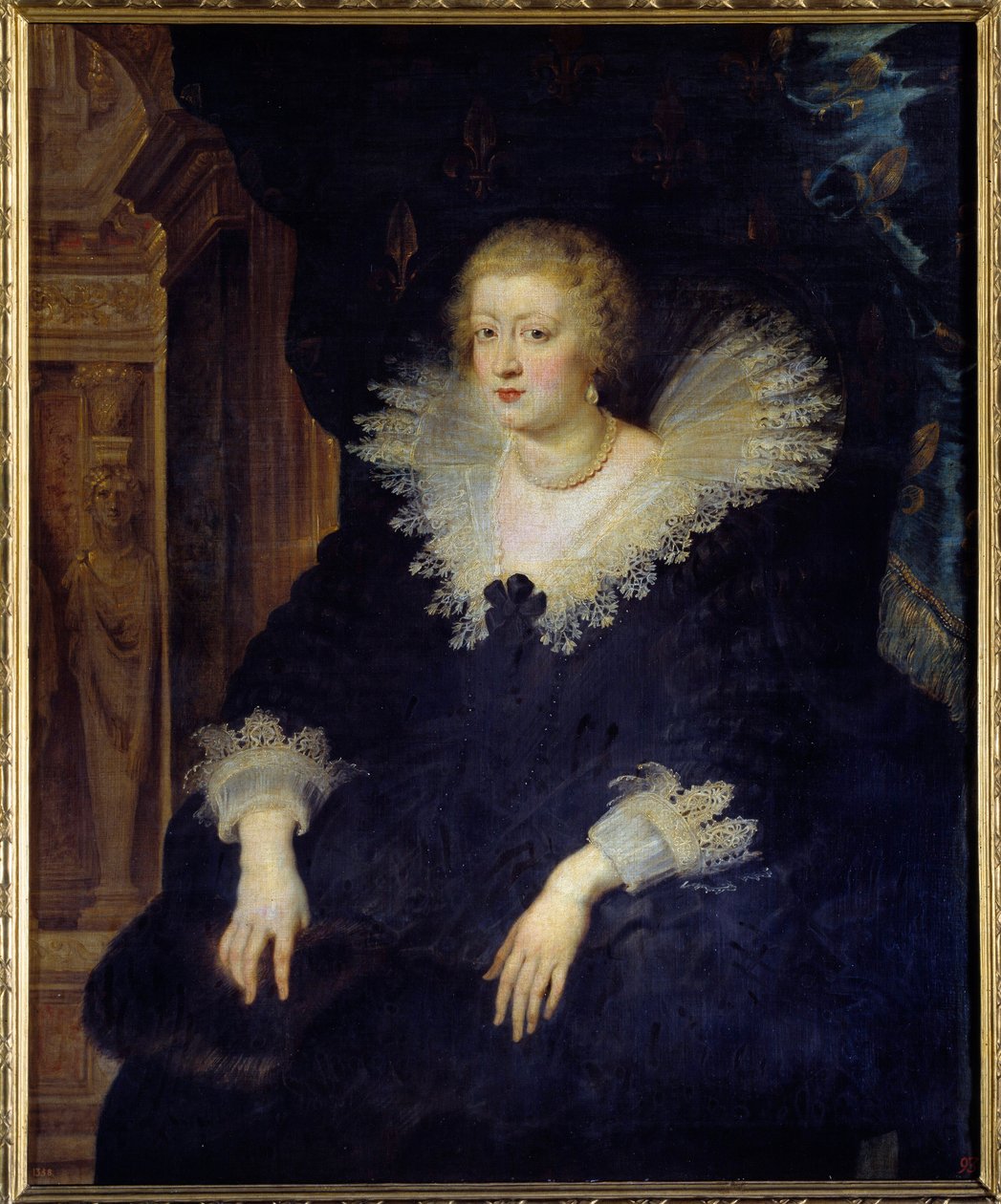 Retrato de Ana de Austria, Reina de Francia (1601-1666) de Peter Paul Rubens