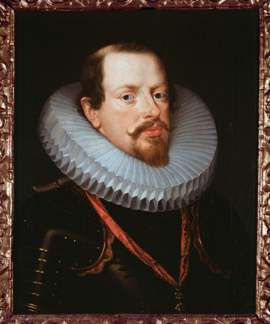 Retrato de un caballero flamenco con gorguera de Peter Paul Rubens