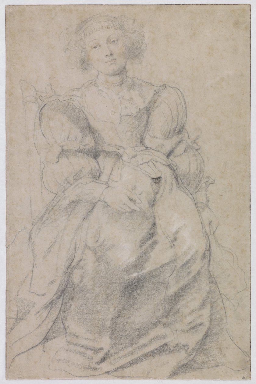 Cartera de Hélène Fourment de Peter Paul Rubens