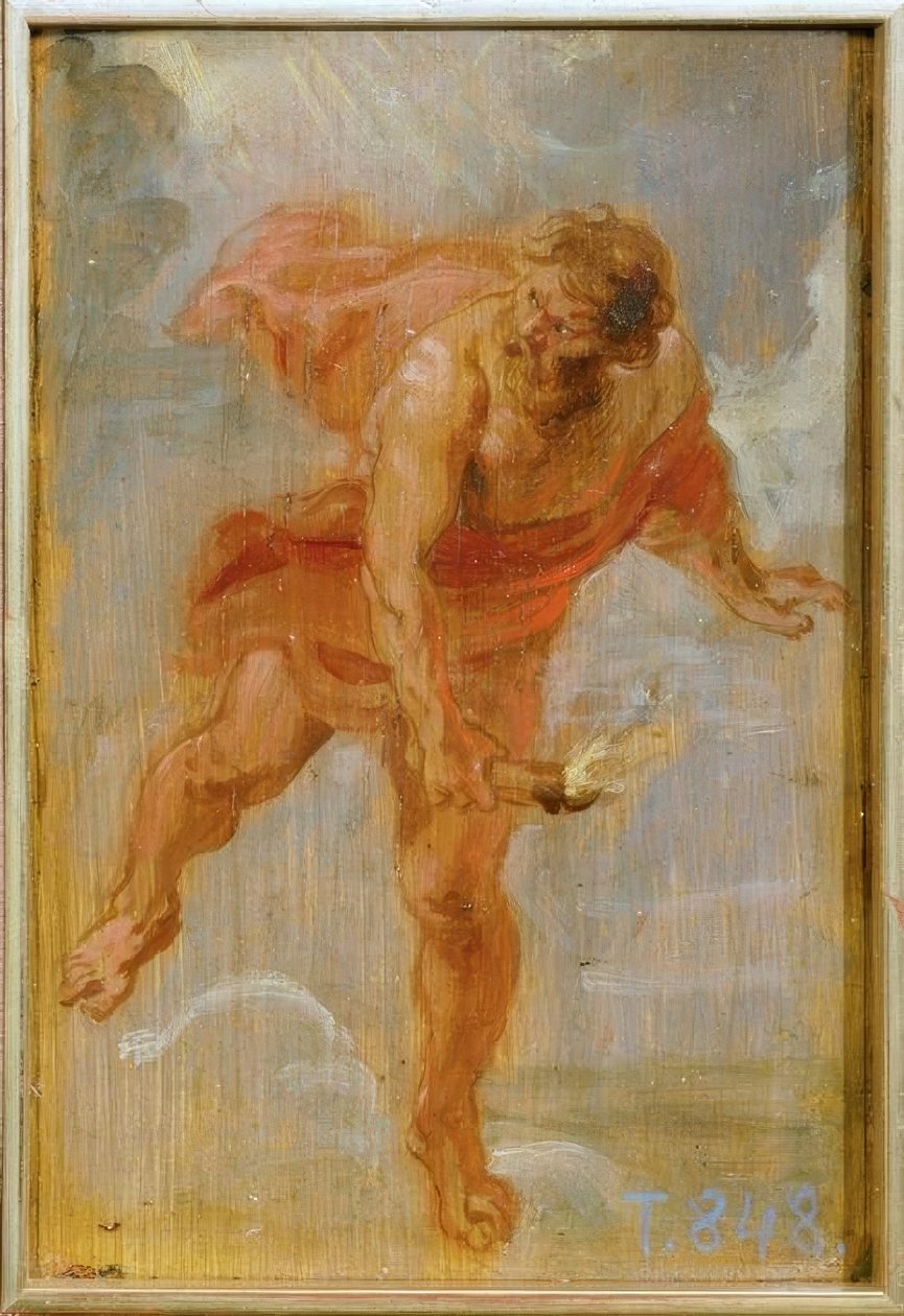 Prometeo trae el fuego a la Tierra de Peter Paul Rubens