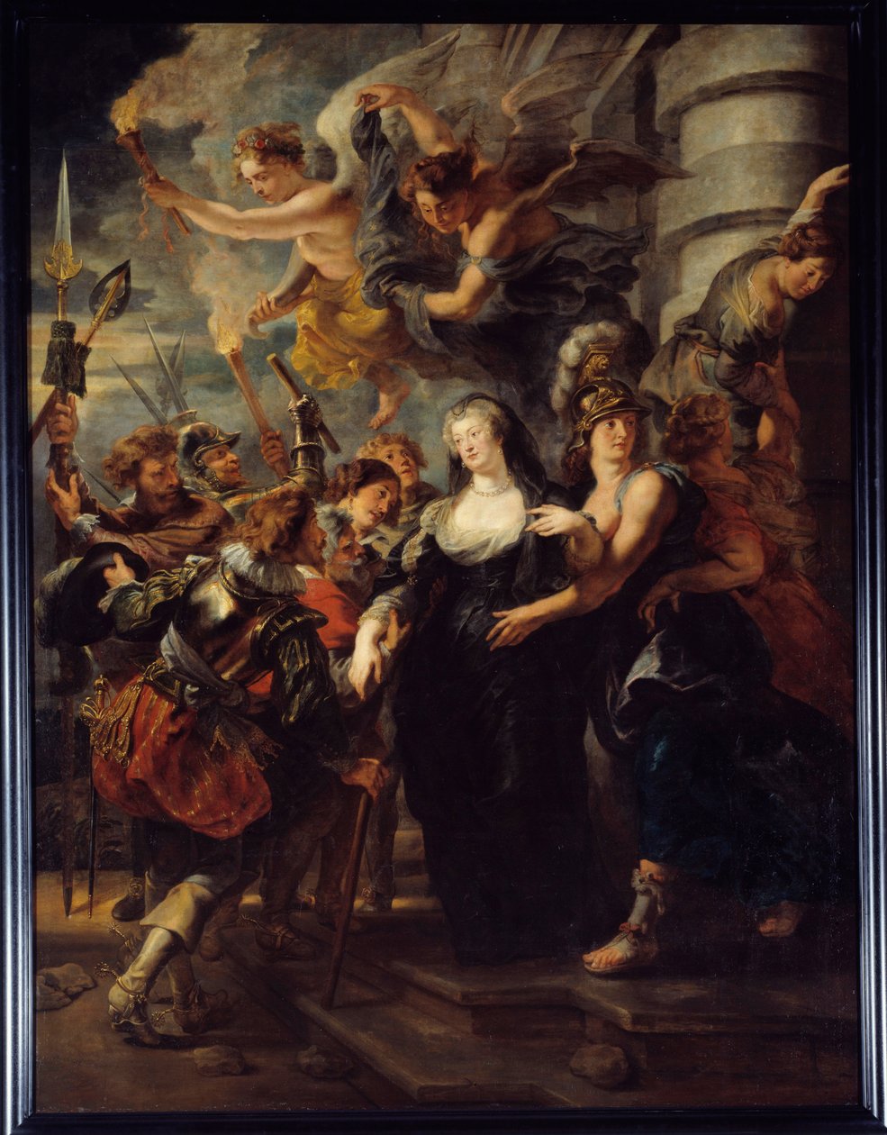La reina María de Médicis huyendo del Château de Blois de Peter Paul Rubens