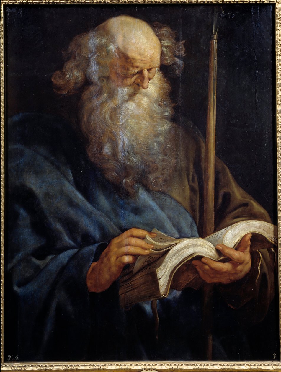 Representación del apóstol Santo Tomás. Pintura de Peter Paul Rubens, siglo XVII. Madrid, Museo del Prado de Peter Paul Rubens