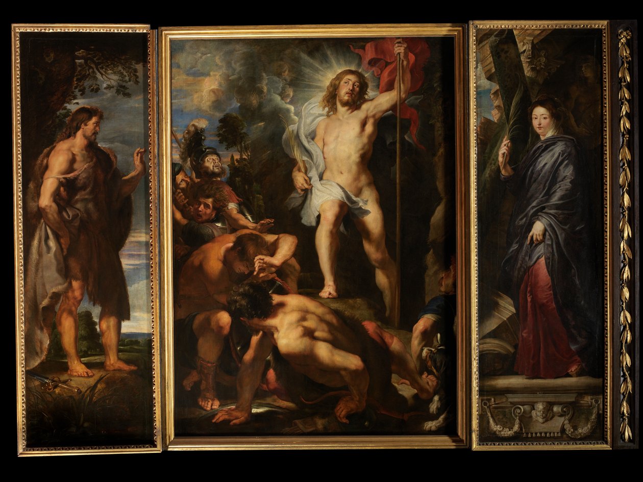 Resurrección de Cristo, c.1611-12 (óleo sobre tabla) de Peter Paul Rubens