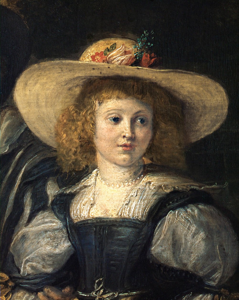 Rubens y su segunda esposa Helene Fourment en el jardín (óleo sobre lienzo) de Peter Paul Rubens