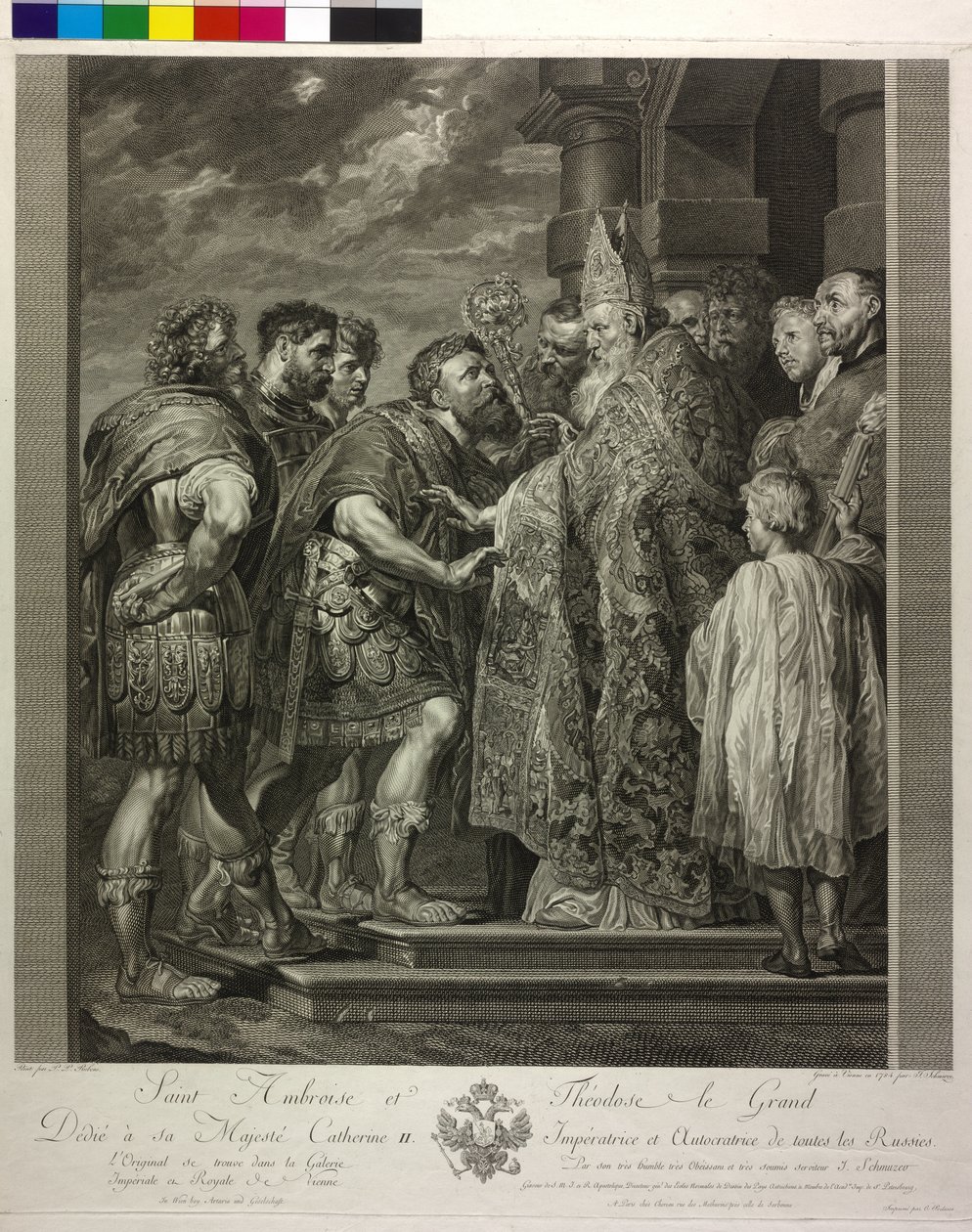 San Ambrosio de Milán de Peter Paul Rubens