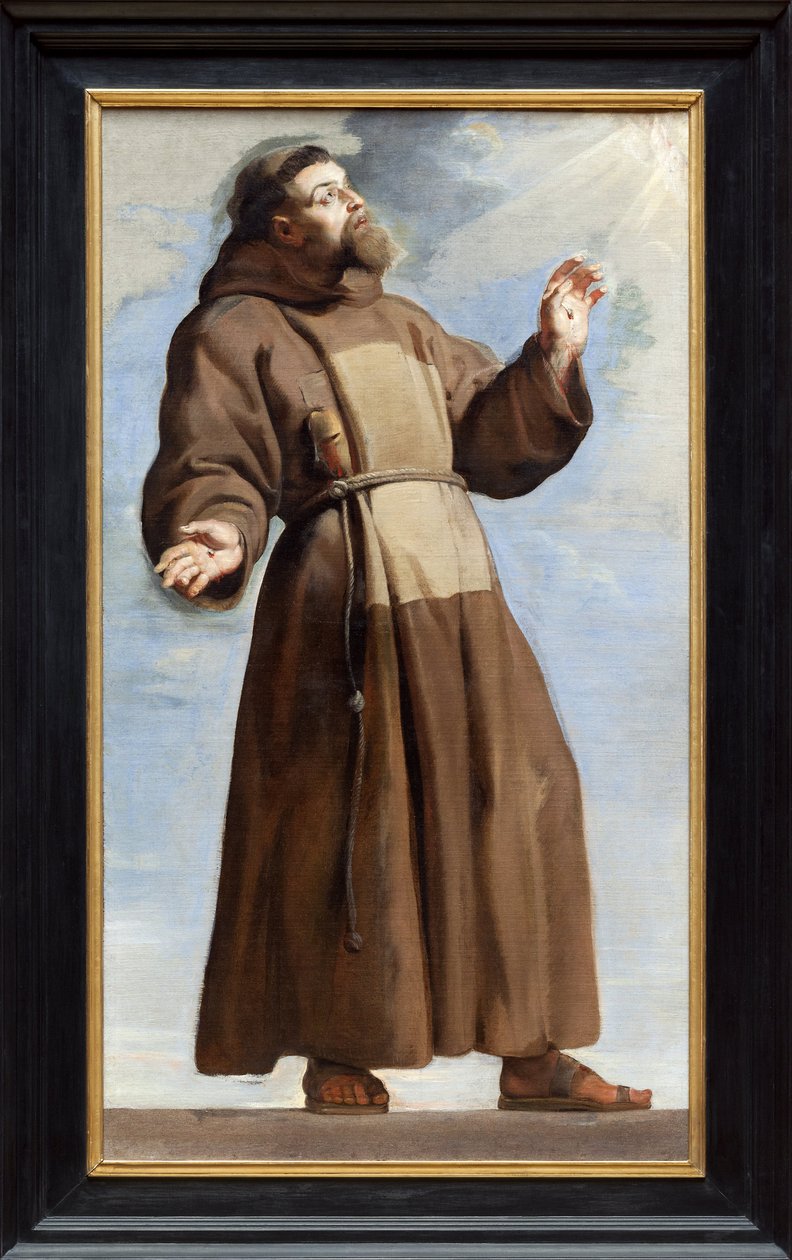 San Francois en Estasy (óleo sobre lienzo) de Peter Paul Rubens