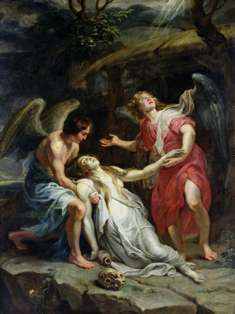 Santa María Magdalena en Éxtasis, ca. 1620-1625 de Peter Paul Rubens