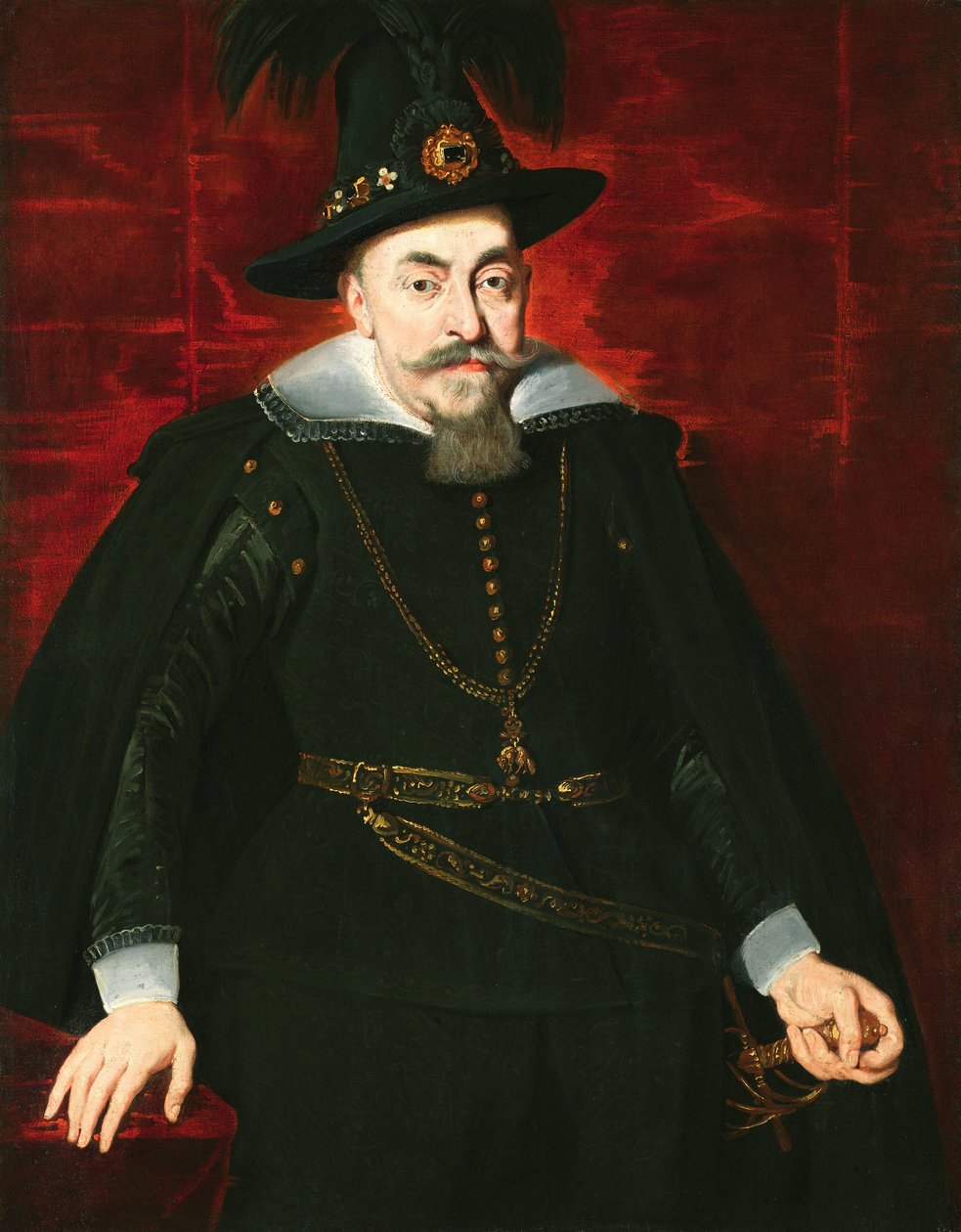 Retrato de Segismundo III Vasa, rey de Polonia y Suecia y gran duque de Lituania de Peter Paul Rubens