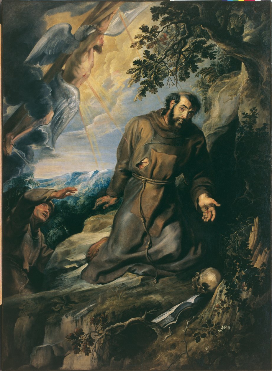 San Francisco recibe los estigmas de Peter Paul Rubens