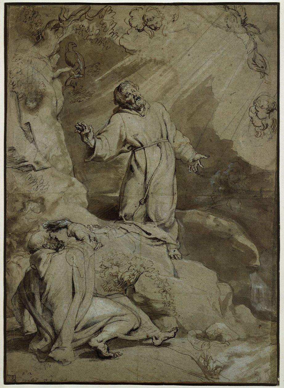 Estigmatización de San Francisco de Asís de Peter Paul Rubens