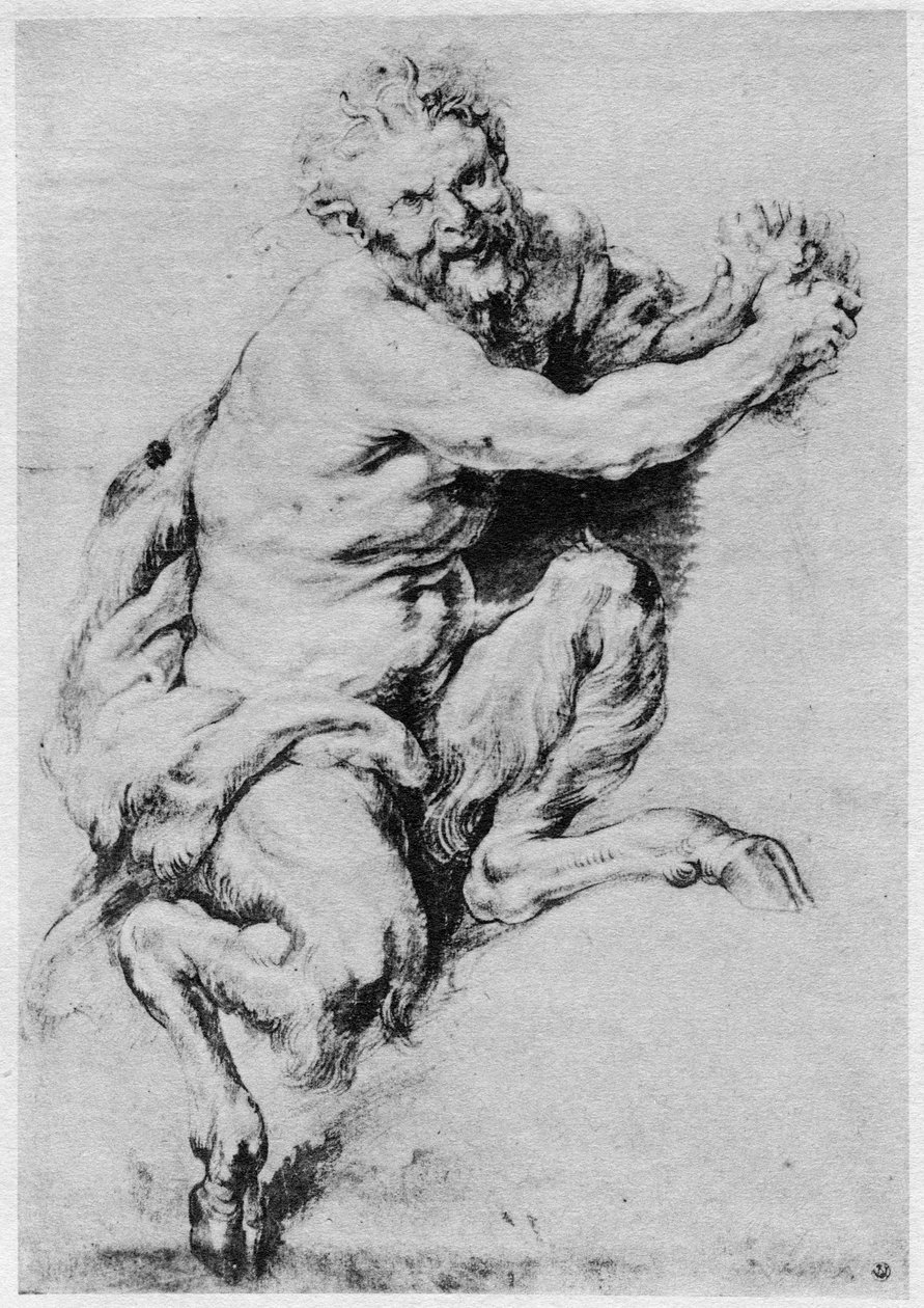 Estudio de un sátiro, 1913 de Peter Paul Rubens