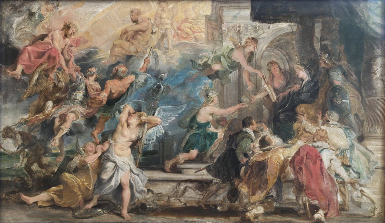 La apoteosis de Enrique IV de Peter Paul Rubens