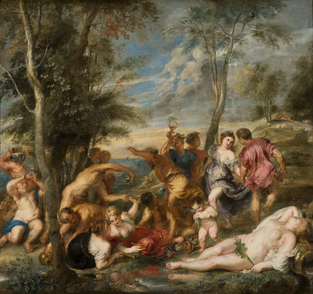 El Bacanal de los Andrios de Peter Paul Rubens