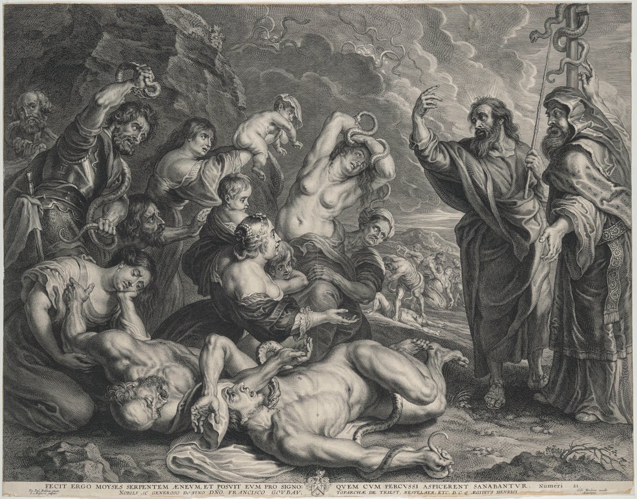 La serpiente de bronce de Peter Paul Rubens