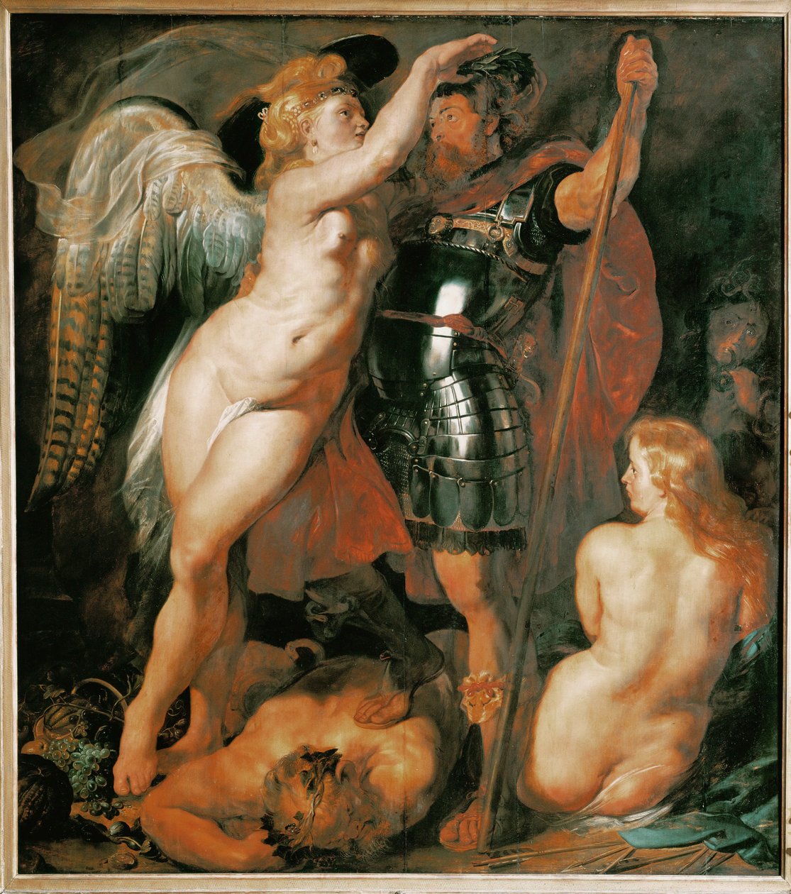 Coronación del Héroe de la Virtud de Peter Paul Rubens