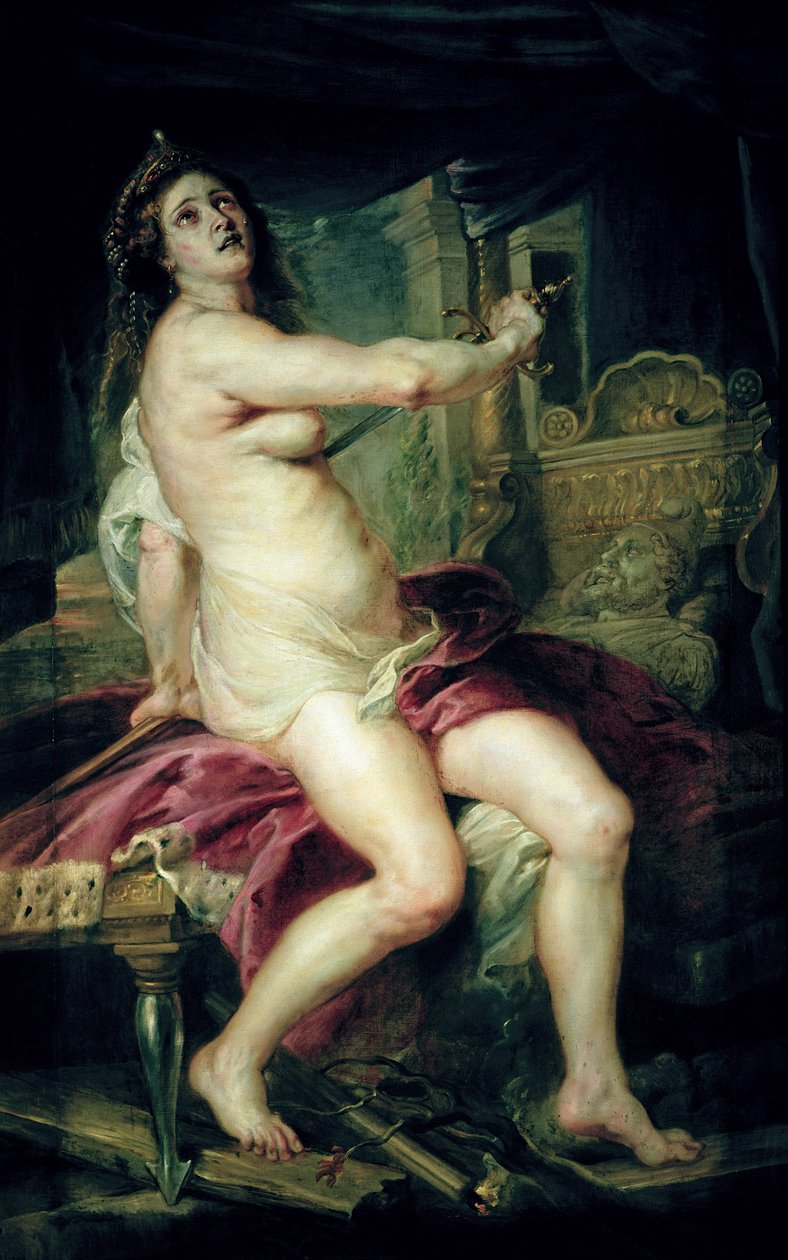 La muerte de Dido de Peter Paul Rubens