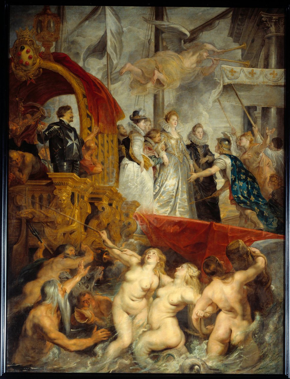 El desembarco de María de Médicis en el puerto de Marsella el 3 de noviembre de Peter Paul Rubens