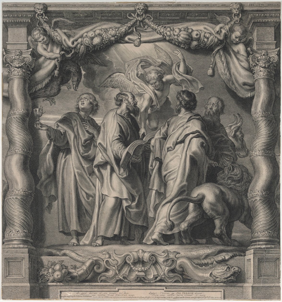 Los cuatro evangelistas de Peter Paul Rubens