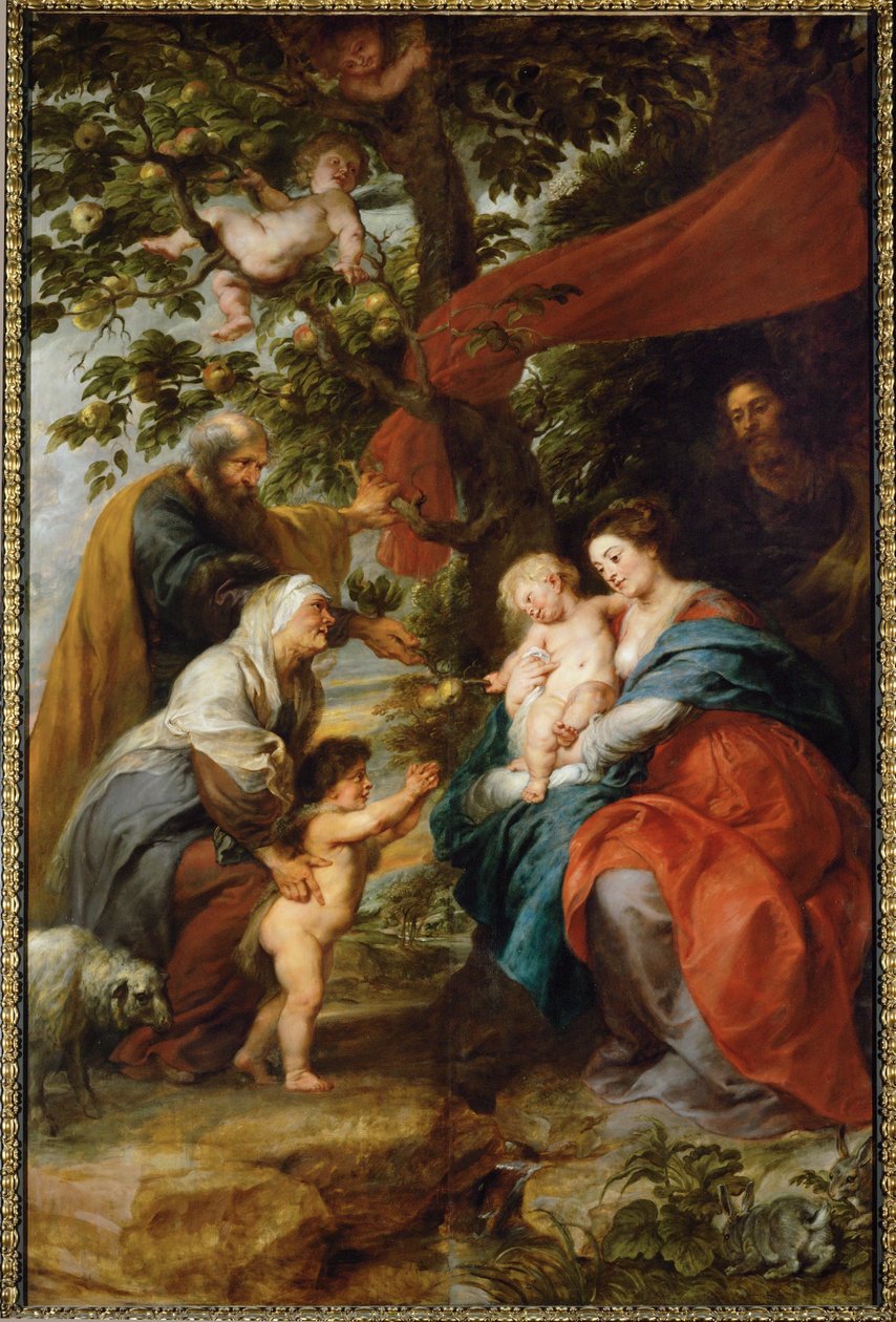 La Sagrada Familia descansa bajo un manzano de Peter Paul Rubens