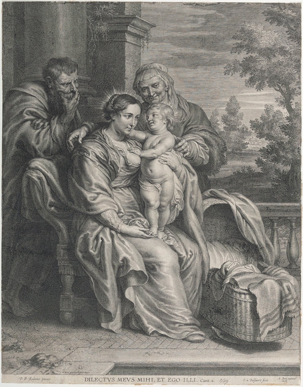 La Sagrada Familia con Santa Ana de Peter Paul Rubens