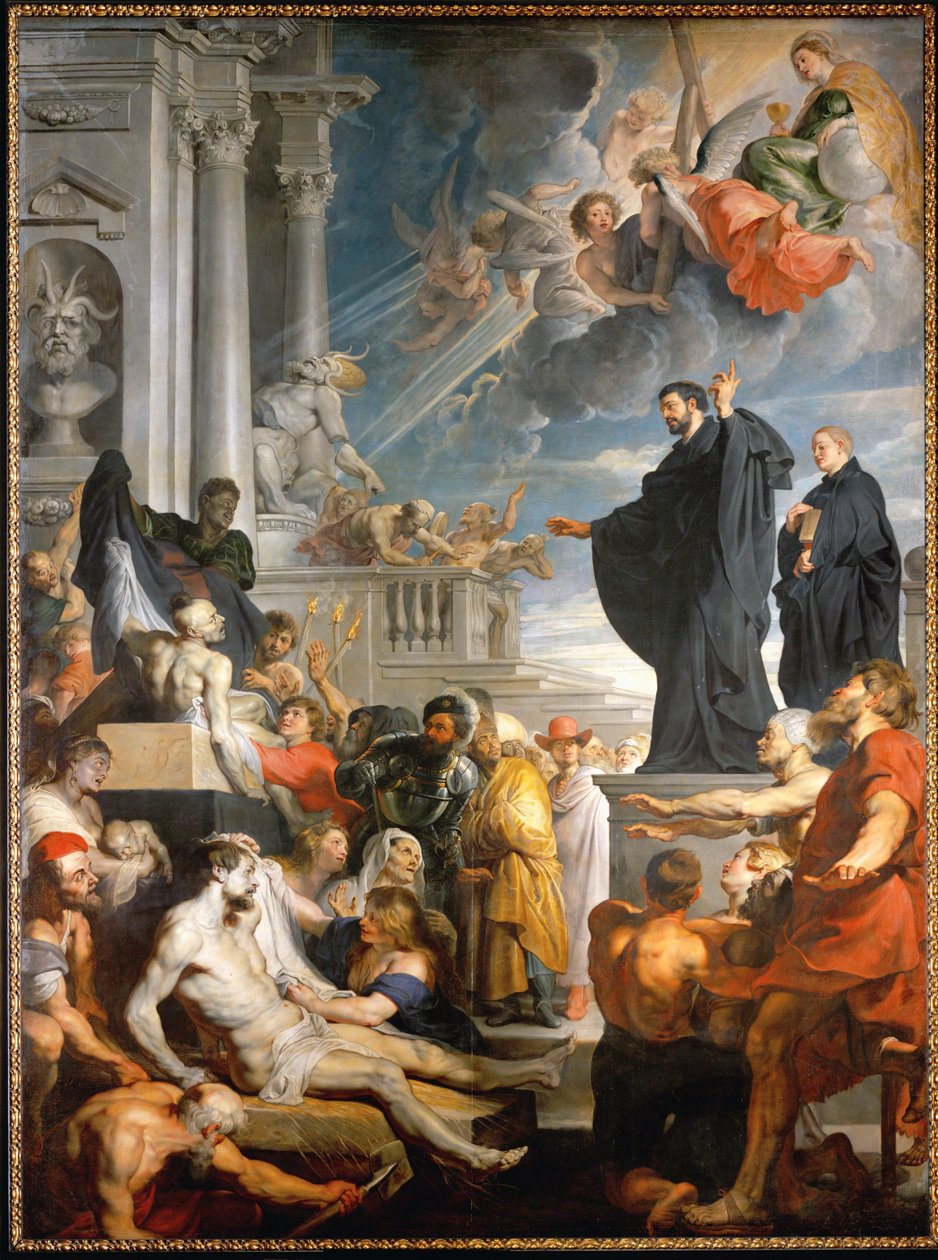 Los milagros de San Francisco Javier de Peter Paul Rubens