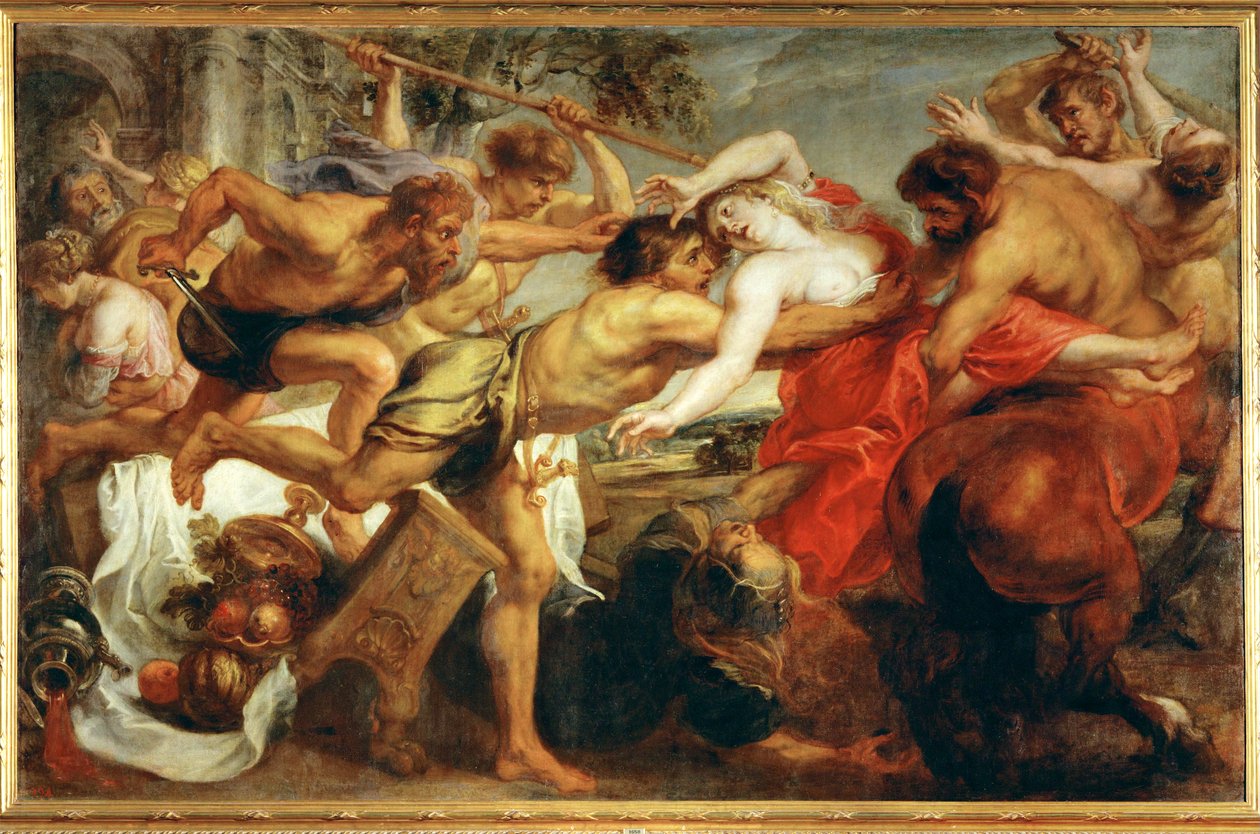 La violación de Deidamia de Peter Paul Rubens