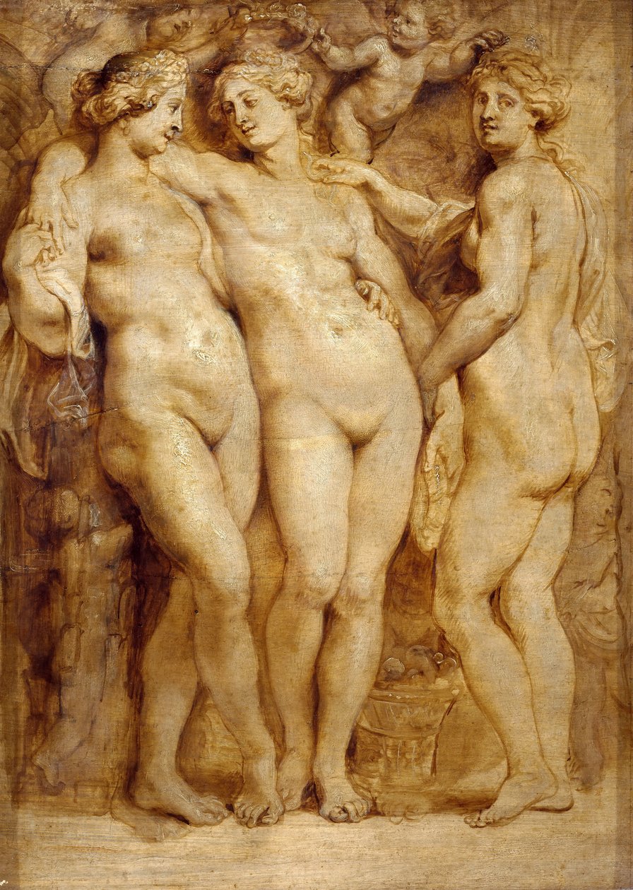 Las Tres Gracias, ca 1620-1623 de Peter Paul Rubens