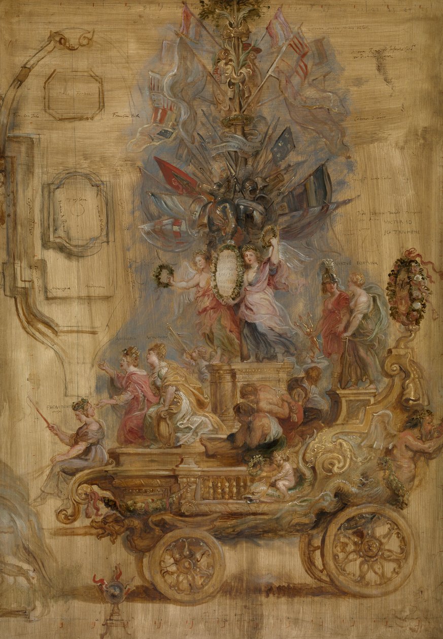 El carro triunfal de Kallo, 1638 de Peter Paul Rubens