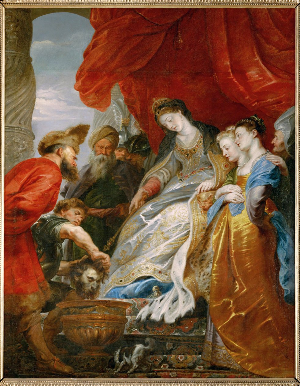 Thomiris, reina de los escitas (pintura sobre lienzo) de Peter Paul Rubens