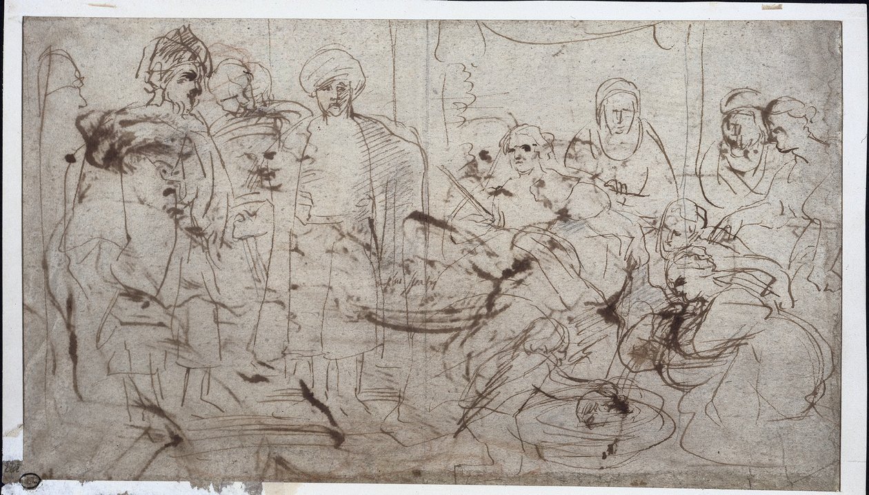 Tomiris con la cabeza de Ciro, c. 1637-1638 de Peter Paul Rubens