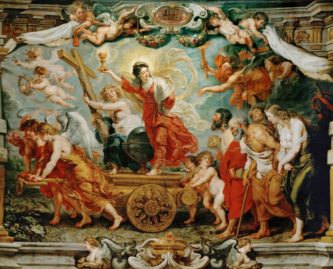 El triunfo de la fe de Peter Paul Rubens