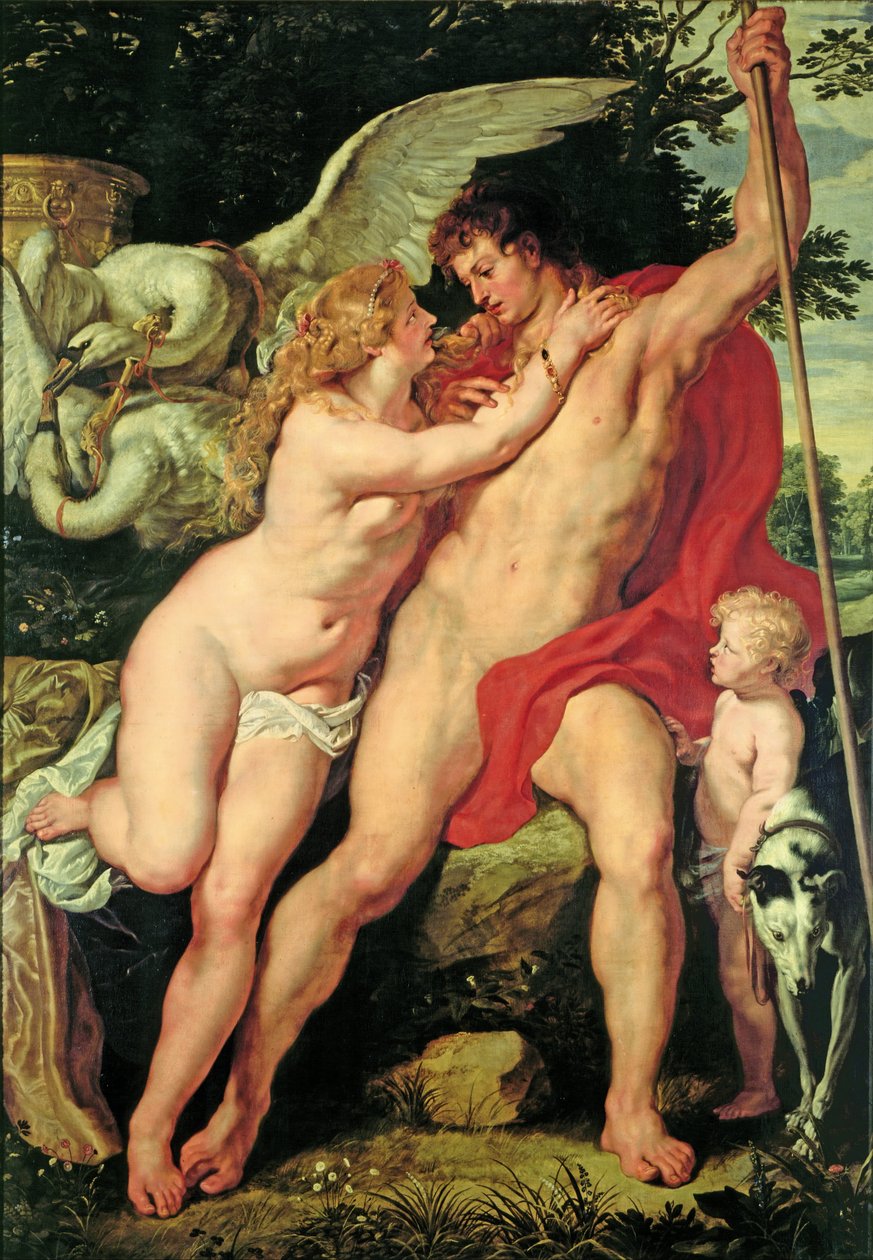 Venus y Adonis de Peter Paul Rubens