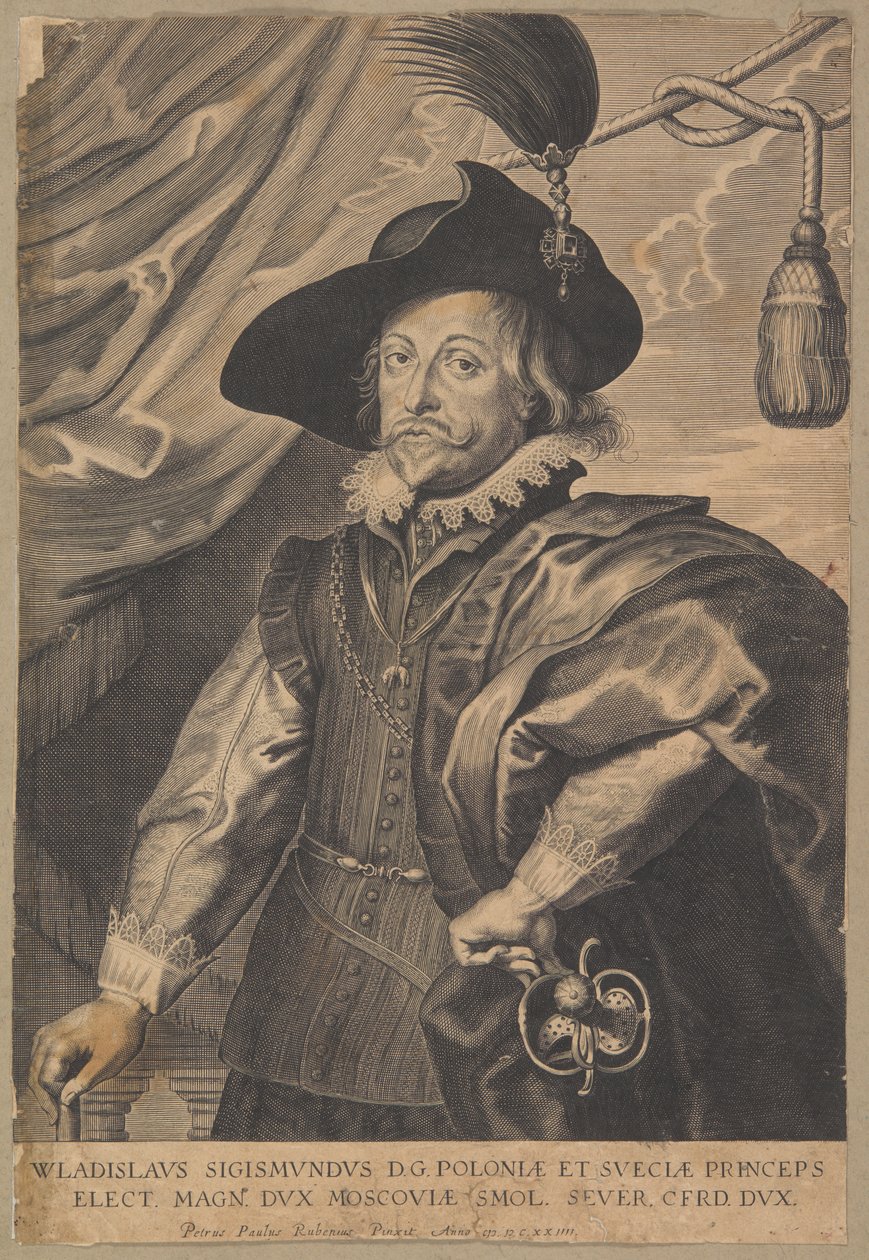Władysław IV Vasa (1595-1648), rey de Polonia y gran duque de Lituania entre 1632 y 1648 de Peter Paul Rubens