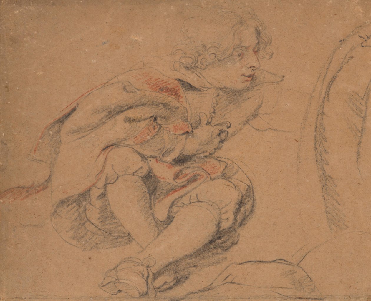 Joven sentado de Peter Paul Rubens