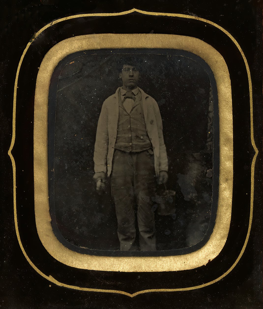 Hombre con cubo y brocha, finales de 1850-60 de Peter Ralston