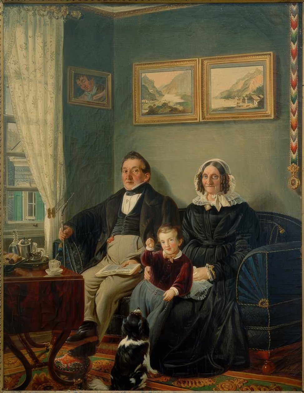 Johann Peter Keuchen y Sophie Karoline Keuchen nacida de Peter Schwingen