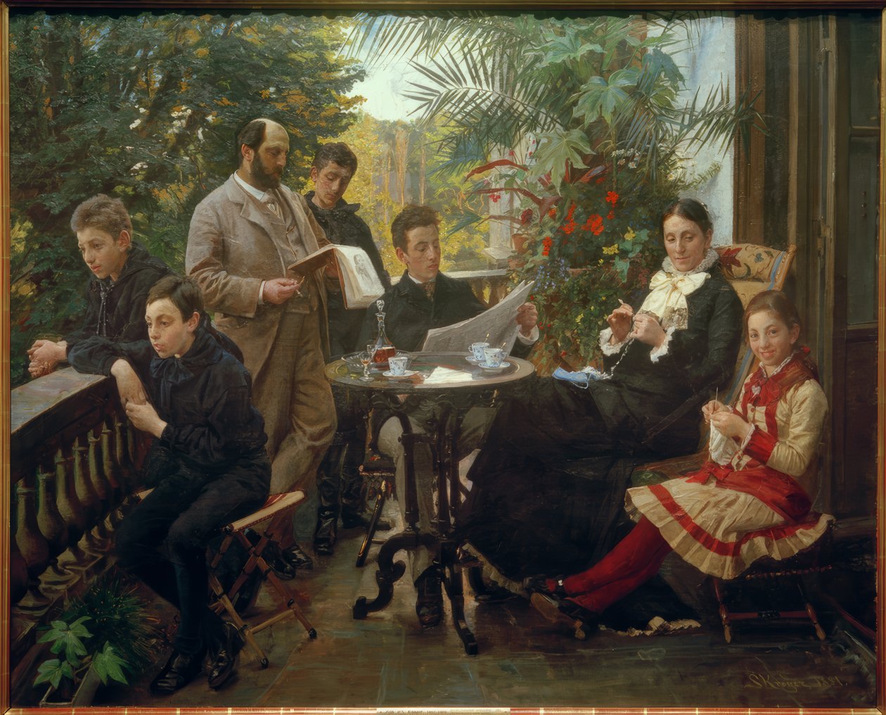 Heinrich Hirschsprung, fabricante de tabaco danés, mecenas y coleccionista de arte (fundador de la colección Hirschsprung en Copenhague); Copenhague de Peder Severin Krøyer