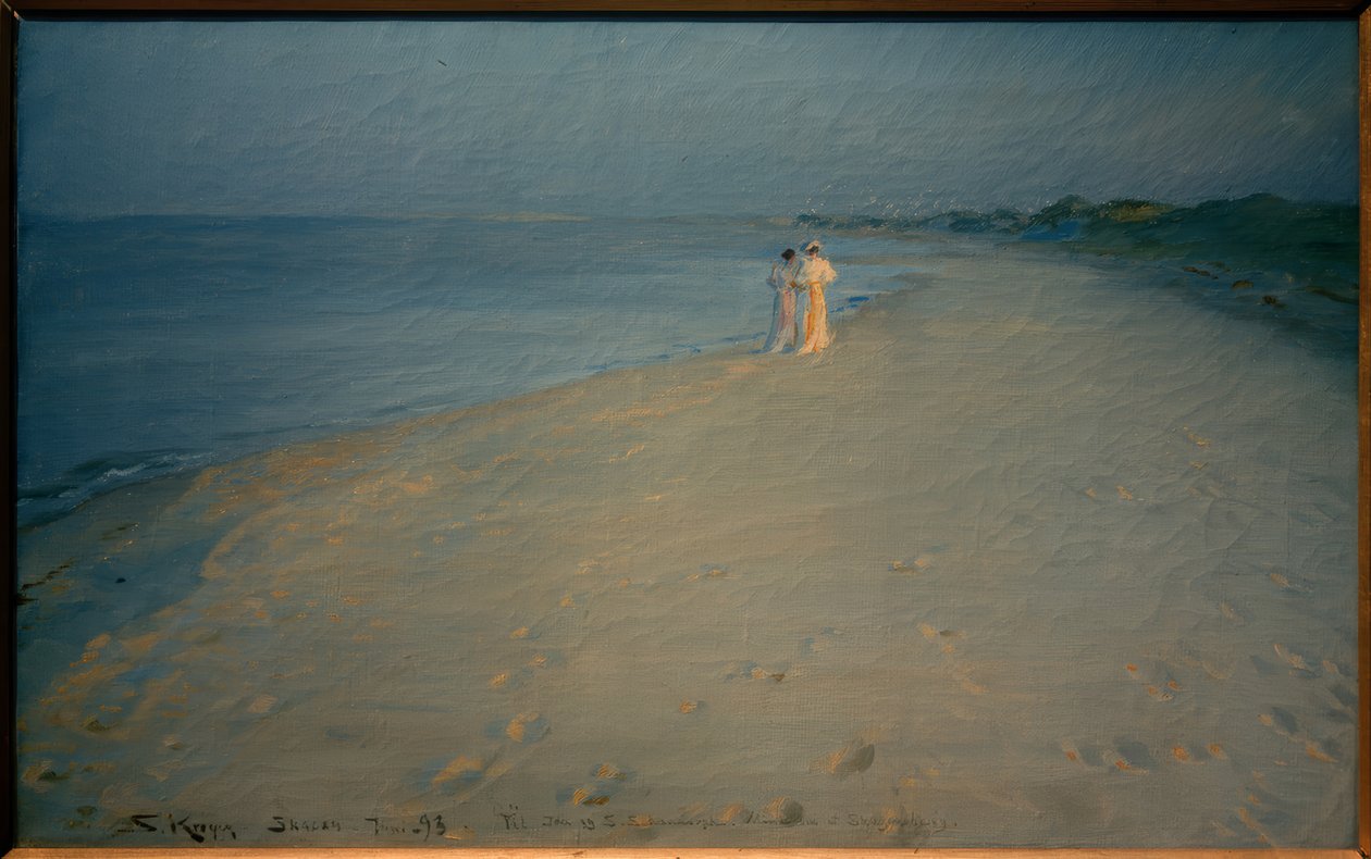 Tarde de verano en la playa sur, Skagen de Peder Severin Krøyer