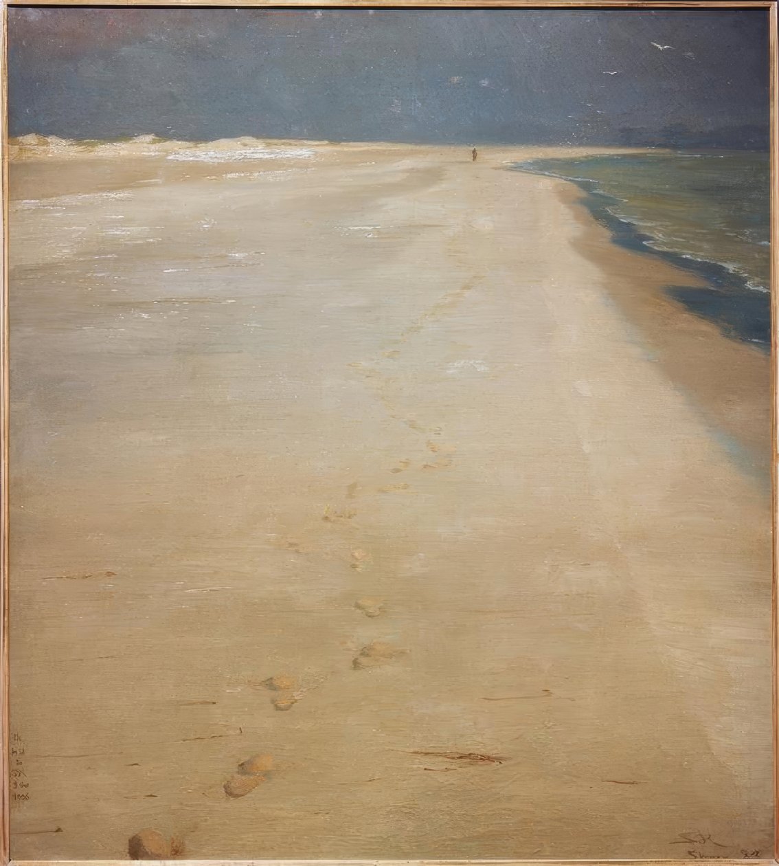 Playa sur de Skagen de Peder Severin Krøyer