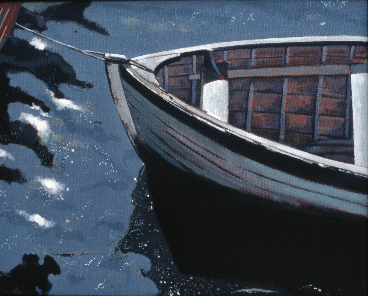 Dockside: Stockholm, 2004 (óleo sobre lienzo) de Peter Wilson