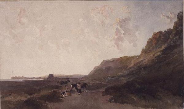 Escena costera de Peter de Wint
