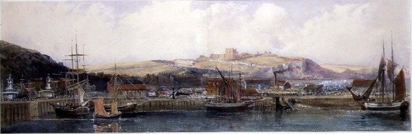 Dover desde el Ferry de Peter de Wint