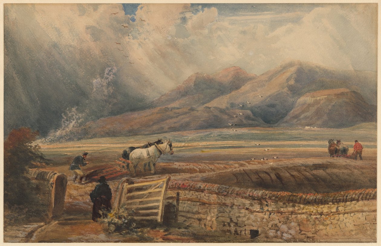Rastrillado - Vista cerca de Cross Fells de Peter de Wint
