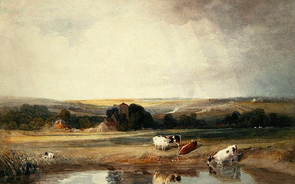 Iglesia de Marsworth, cerca de Tring de Peter de Wint