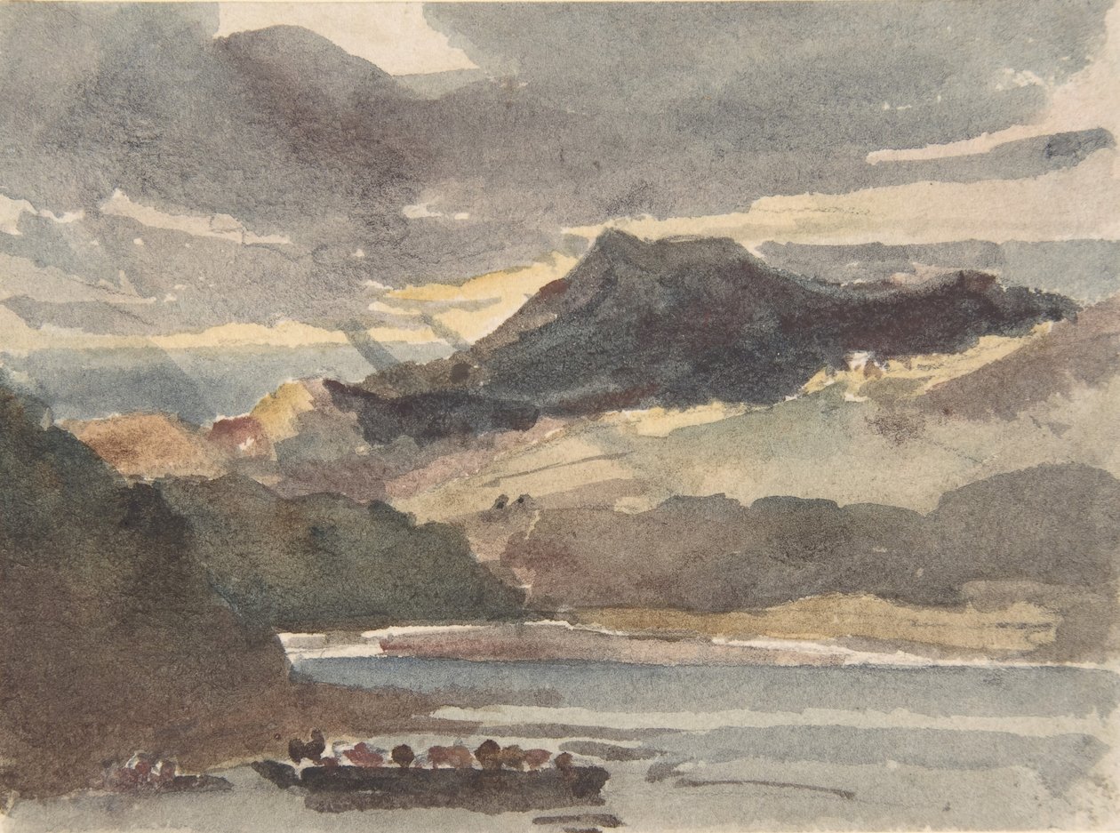 Estudio para El Ferry, después de 1829 de Peter de Wint