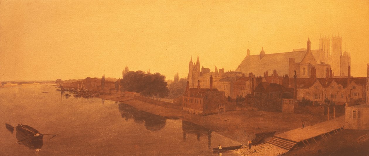 Abadía de Westminster y Salón y Antiguas Casas del Parlamento de Peter de Wint