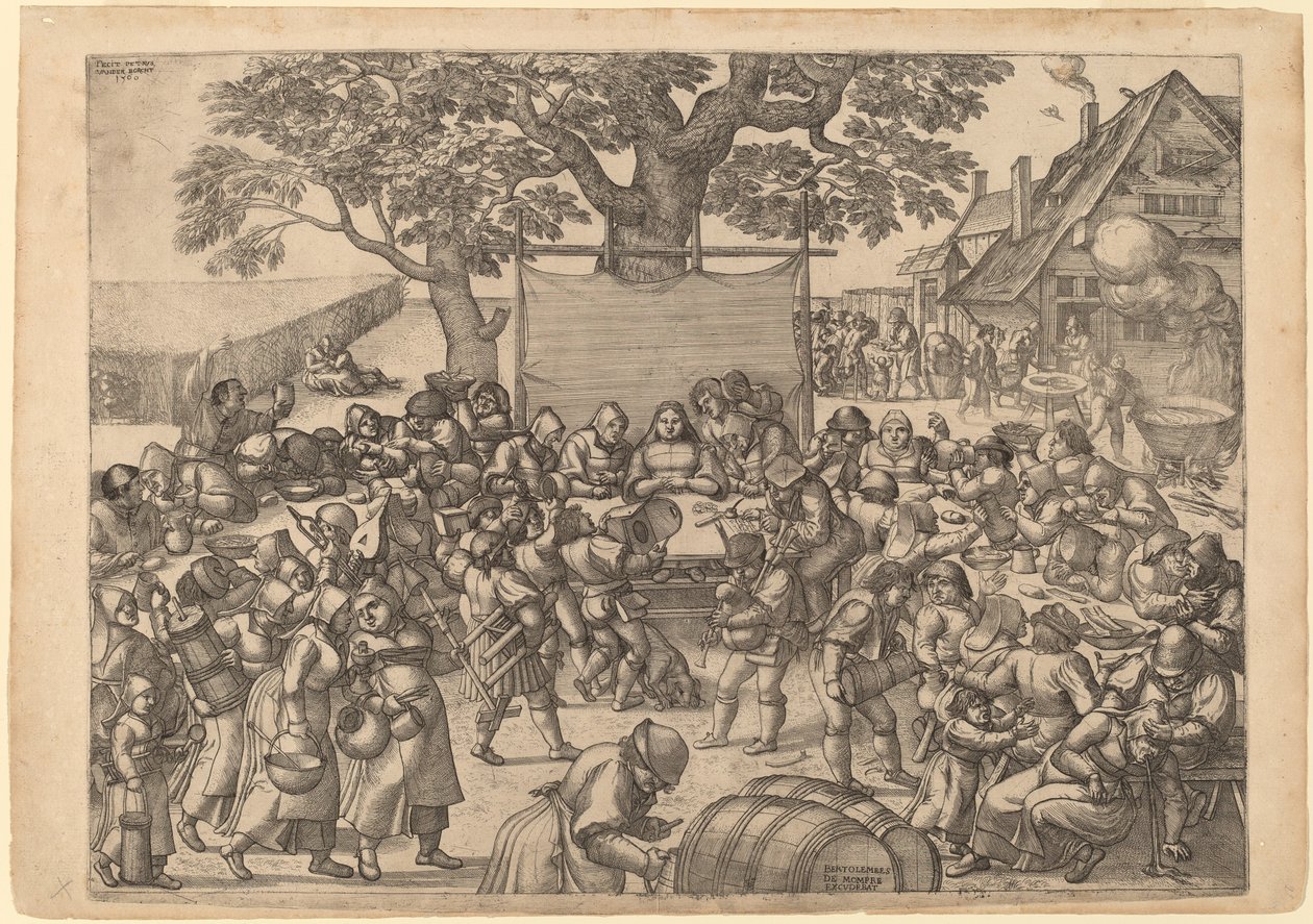 La Gran Fiesta de Boda Rústica de Peter van der Borcht