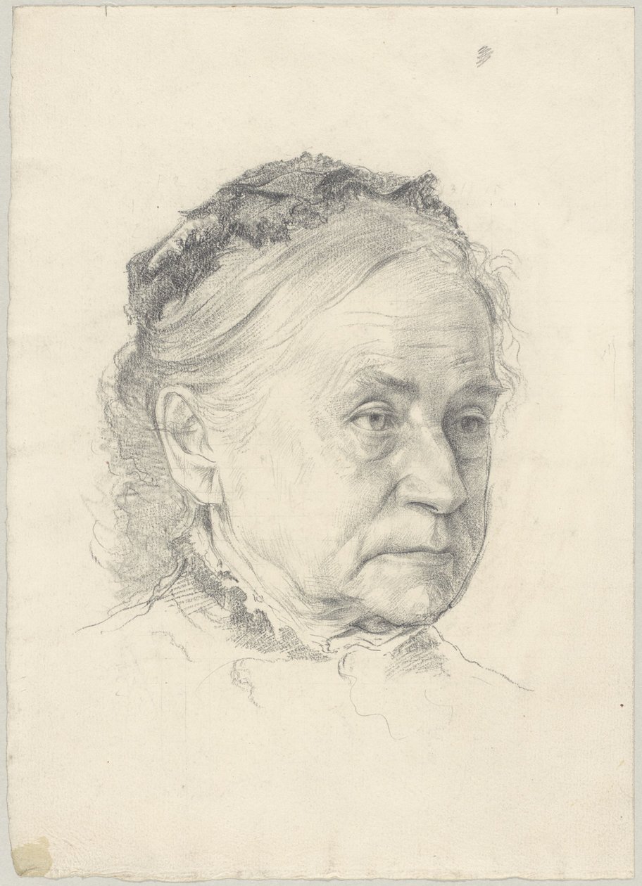 Retrato de la madre del artista de Peter von Halm