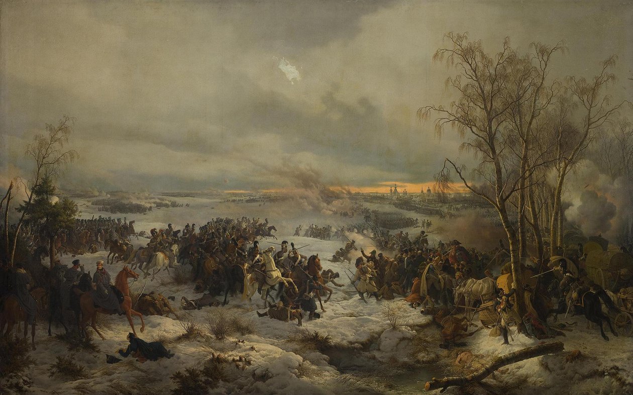 La batalla de Krasnoi Krasny el 17 de noviembre de 1812, 1849 de Peter von Hess